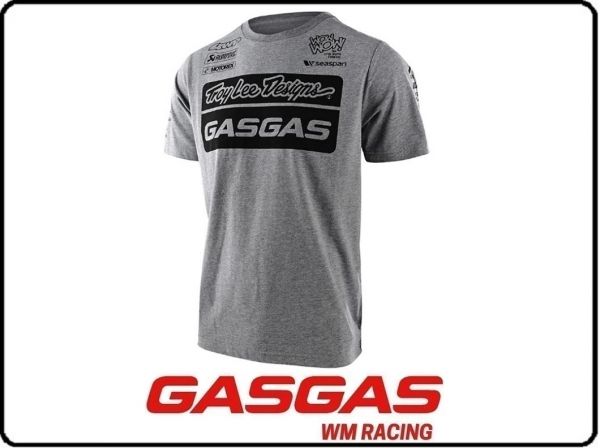 CAMISETA GASGAS TROY LEE CASUAL CINZA M GasGas Brasil